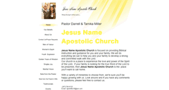 Desktop Screenshot of jesusnameapostolicchurch.org